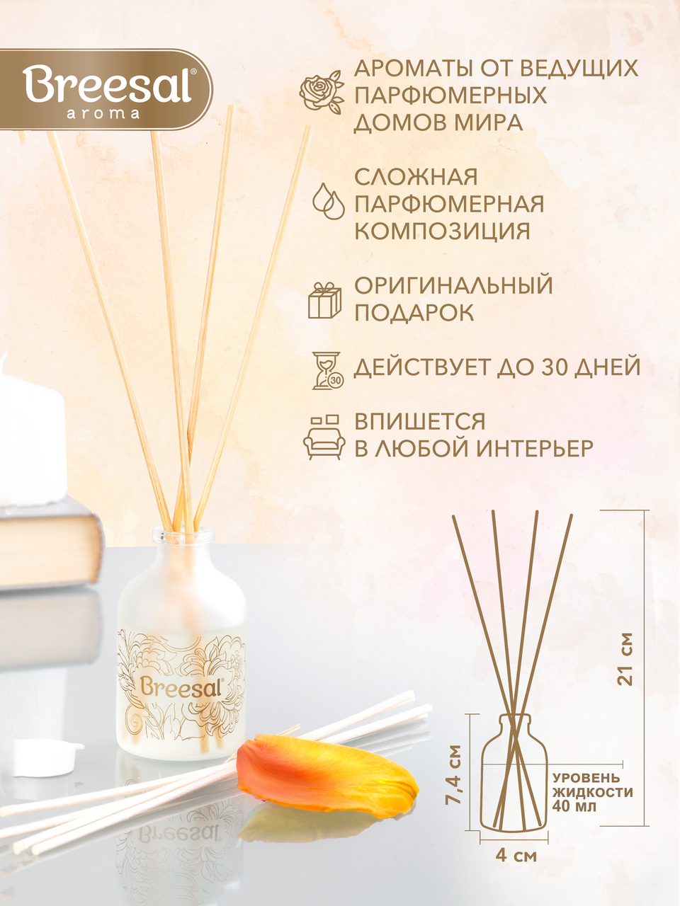 Диффузор Breesal Aroma Sphere 1001 ночь, 40мл