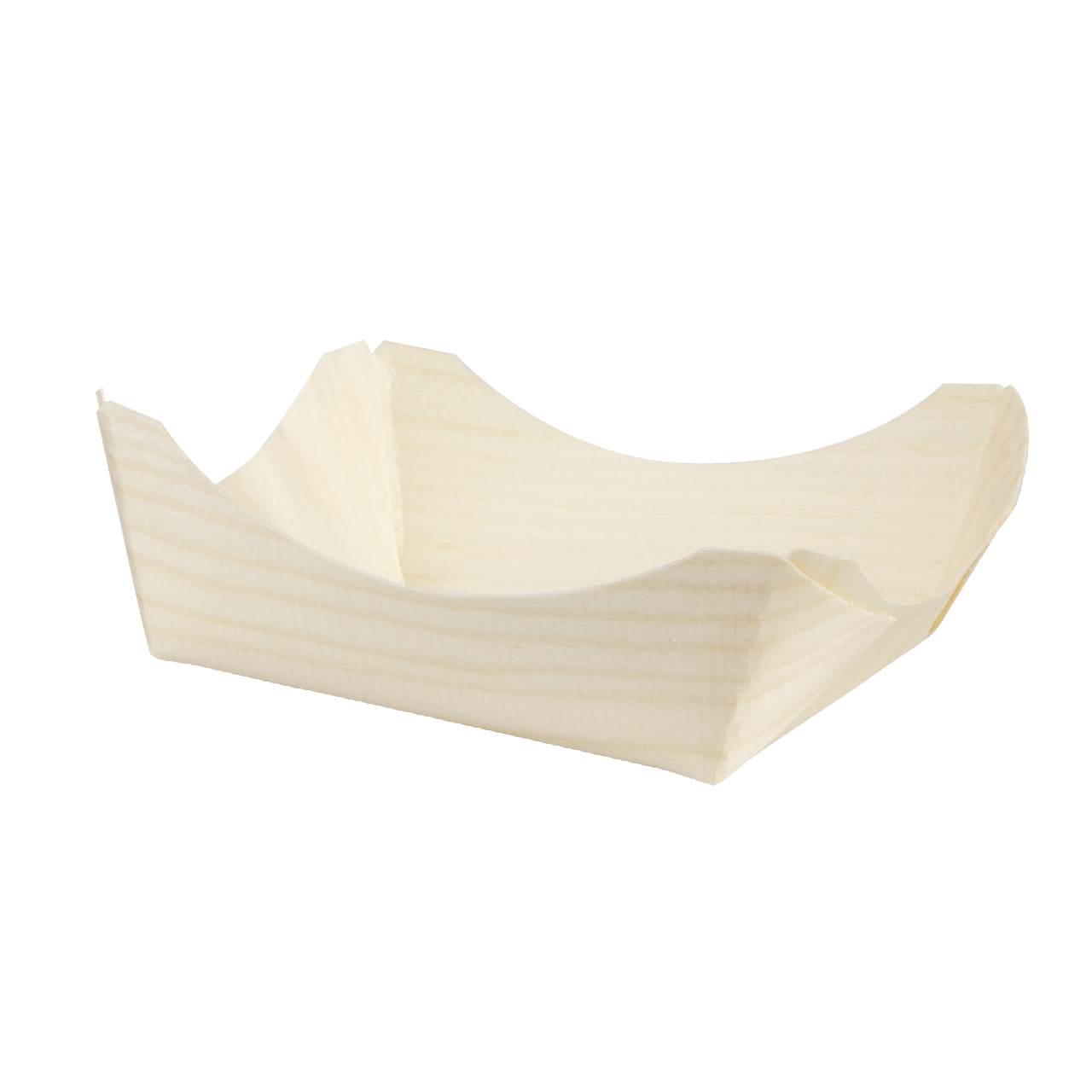 Тарелка-корзинка Metro Professional WS-100 бамбуковая 100 х 100 мм 50 шт