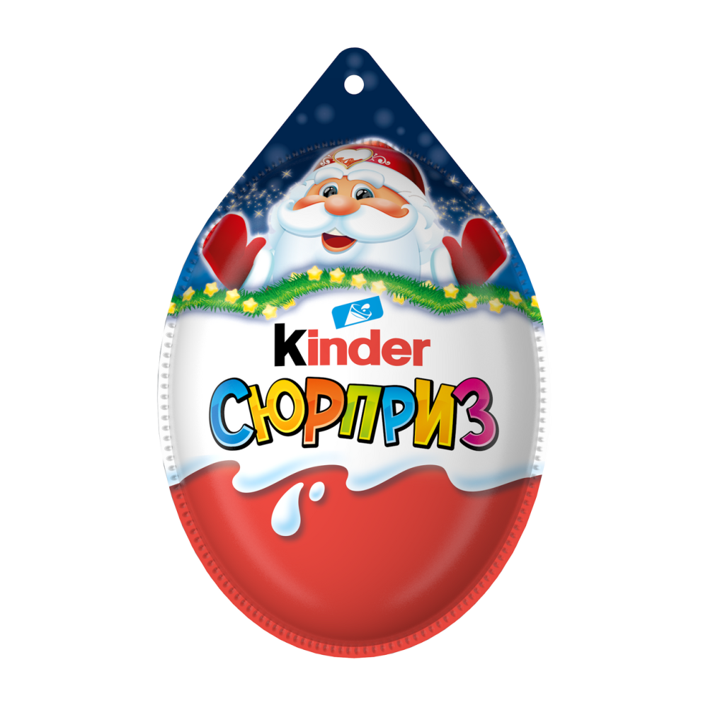 Яйцо Kinder Сюрприз Зима из молочного шоколада 20г