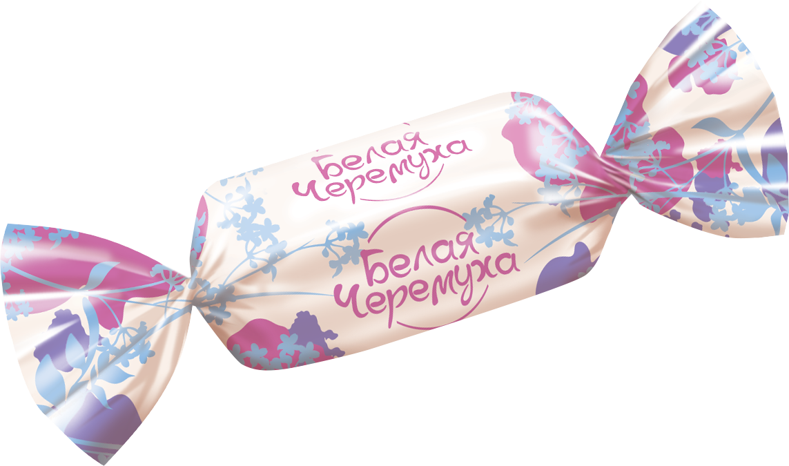 Конфеты Kdv Белая черемуха помадные глазированные, 500г