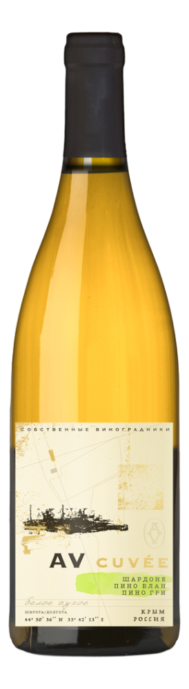 Вино Alma Valley Сuvee Chardonnay-Pinot Blanc-Pinot Gris белое сухое, 0.75л