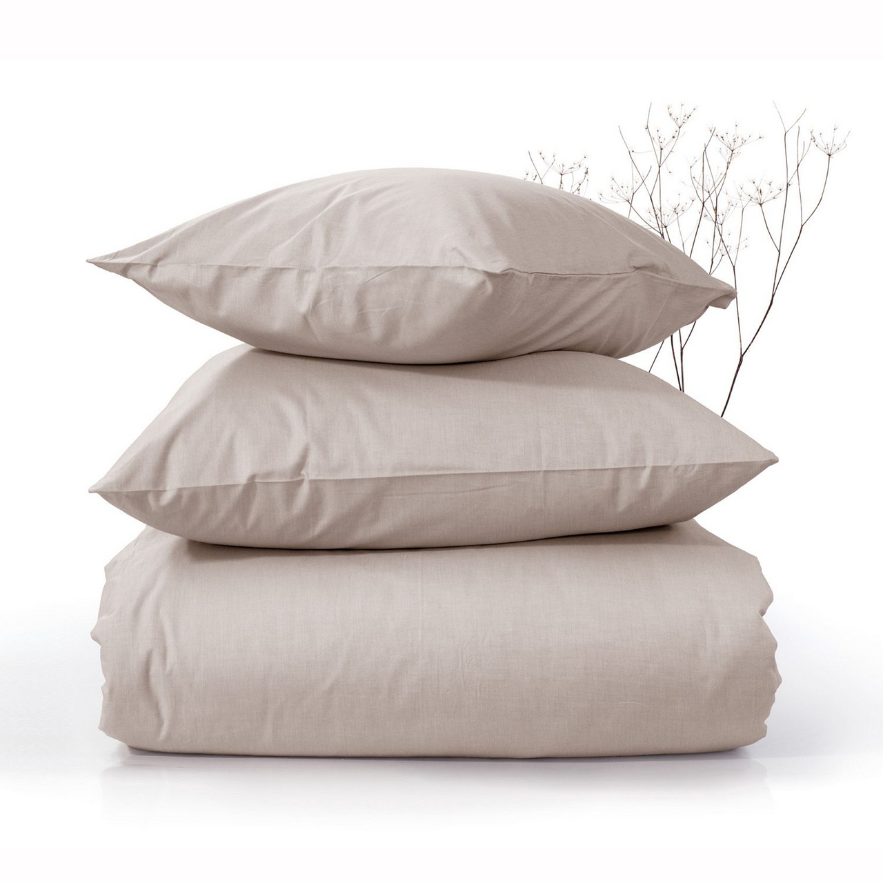 Пододеяльник Verossa бежевый меланж, 148 х 215см