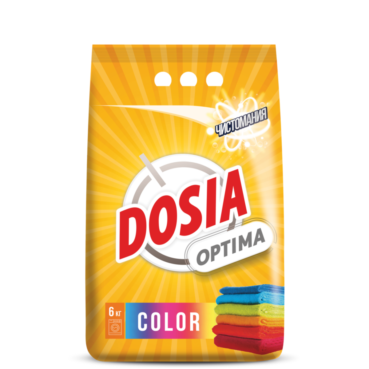 Стиральный порошок Dosia Optima Color для всех видов стирки для цветного белья 6 кг Стиральный порошок Dosia Optima Color для всех видов стирки для цветного белья 6 кг