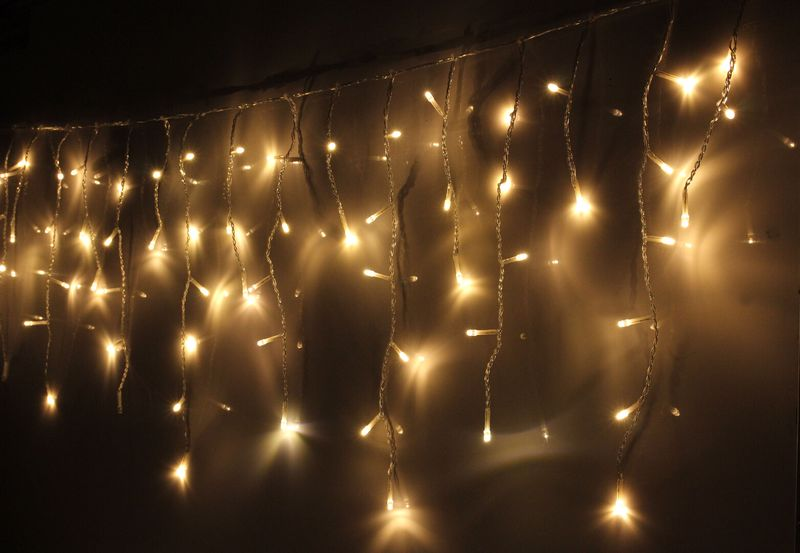 Гирлянда TARRINGTON HOUSE Сосульки, теплый белый, 175 диодов, 3х0,4 м