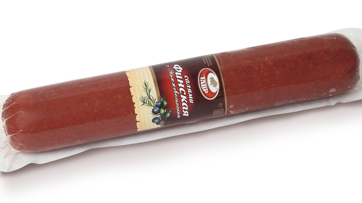 Колбаса Секреты Мастеров Салями Финская с можжевельником варено-копченая, ~660г