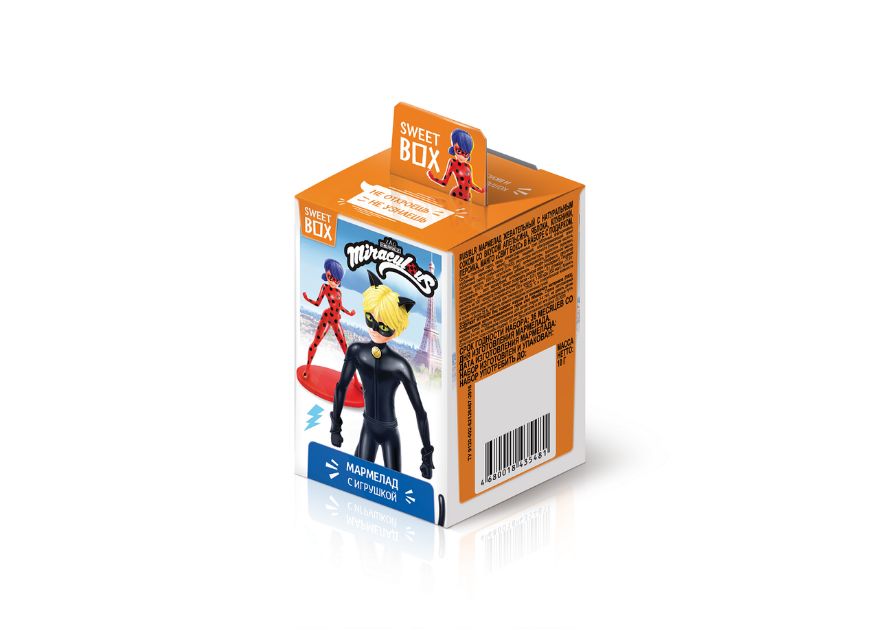 Мармелад Sweetbox с игрушкой Леди Баг, 10г