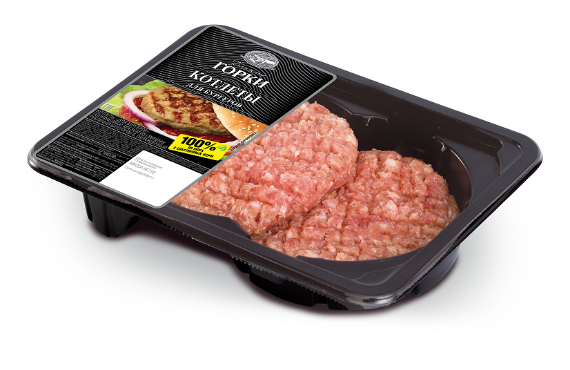 Котлеты Ближние горки для бургера из свинины охлажденные, 200г