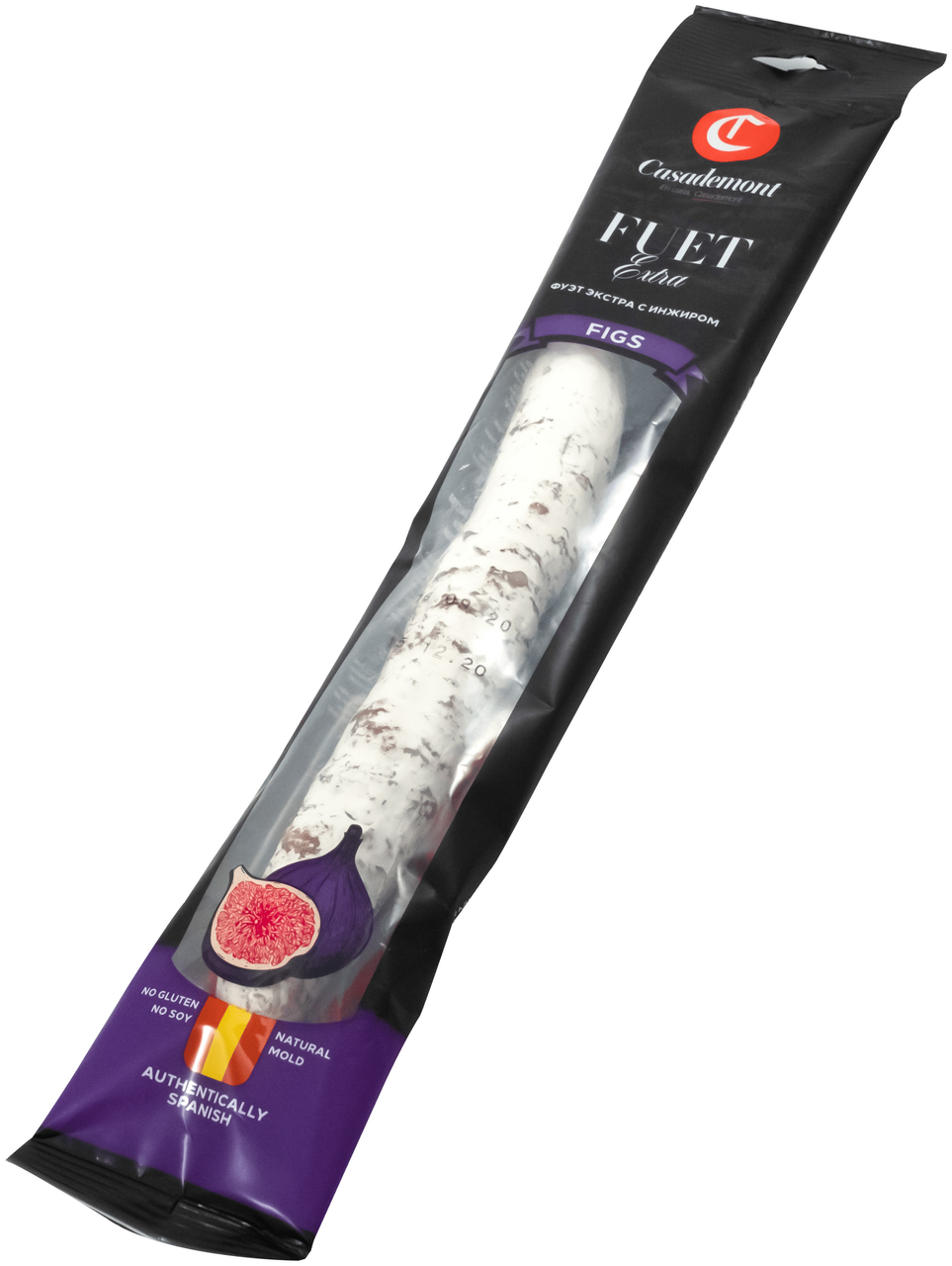 Колбаса сыровяленая Casademont Фуэт Экстра с инжиром полусухая 110 г