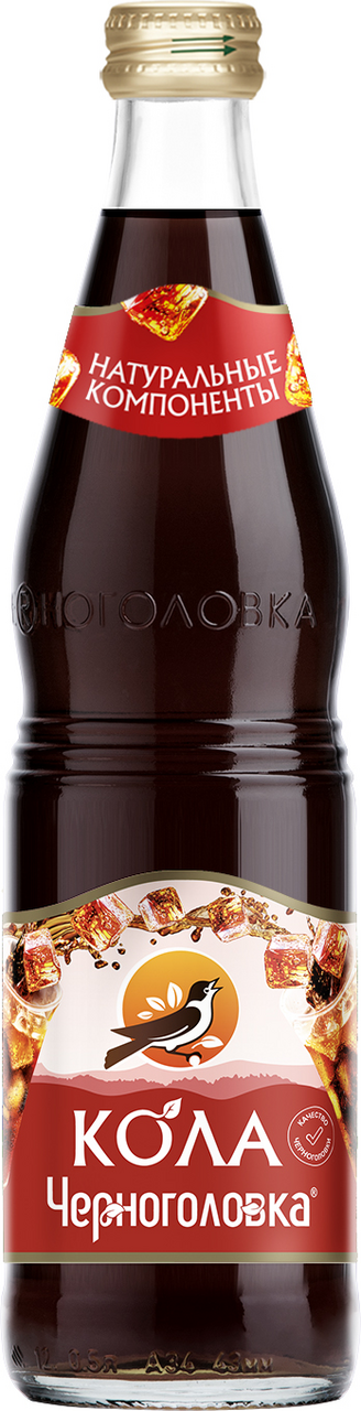 Напиток Черноголовка Кола сильногазированный, 500мл