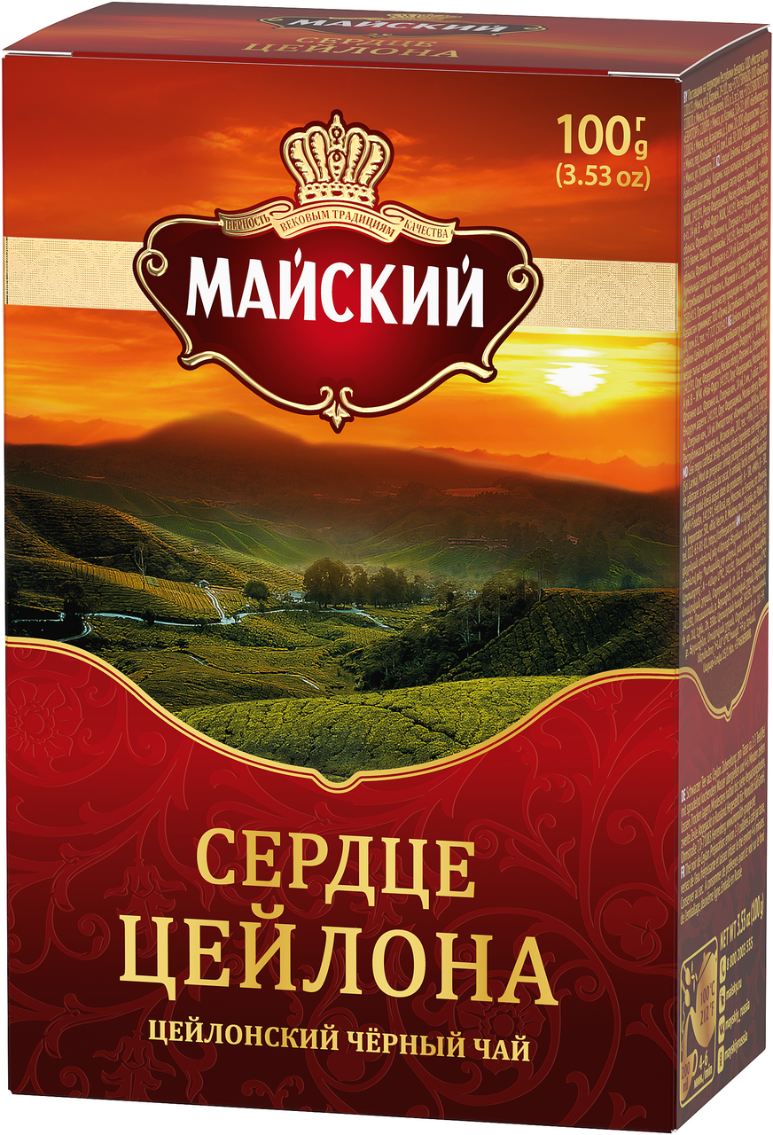 Чай Майский черный сердце цейлона, 100г
