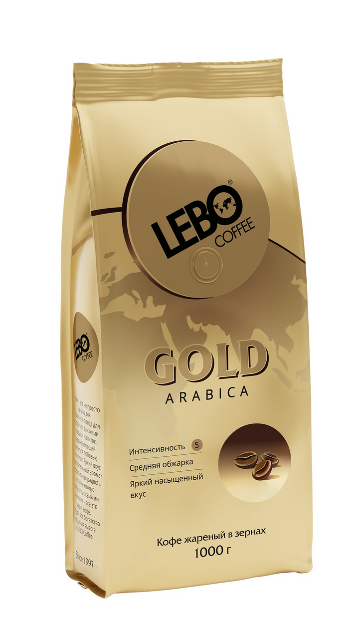 Кофе Lebo Gold в зернах, 1кг