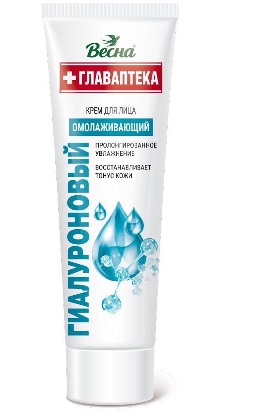 Крем для лица Главаптека Весна шиалуроновый, 45мл