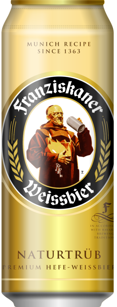 Пиво Franziskaner Премиум, 0.45л