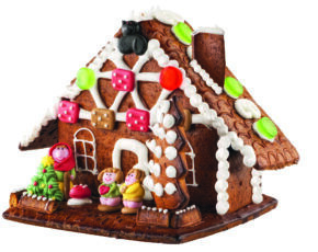 Набор новогодний Weiss Lebkuchen Eisenbahn Пряничный домик, 900г