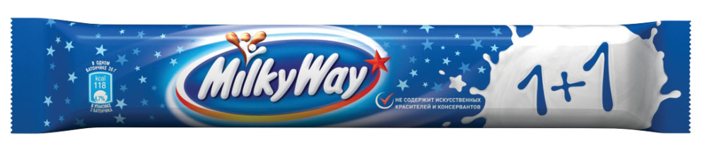 Шоколадный батончик Milky Way 52г (2*26г)
