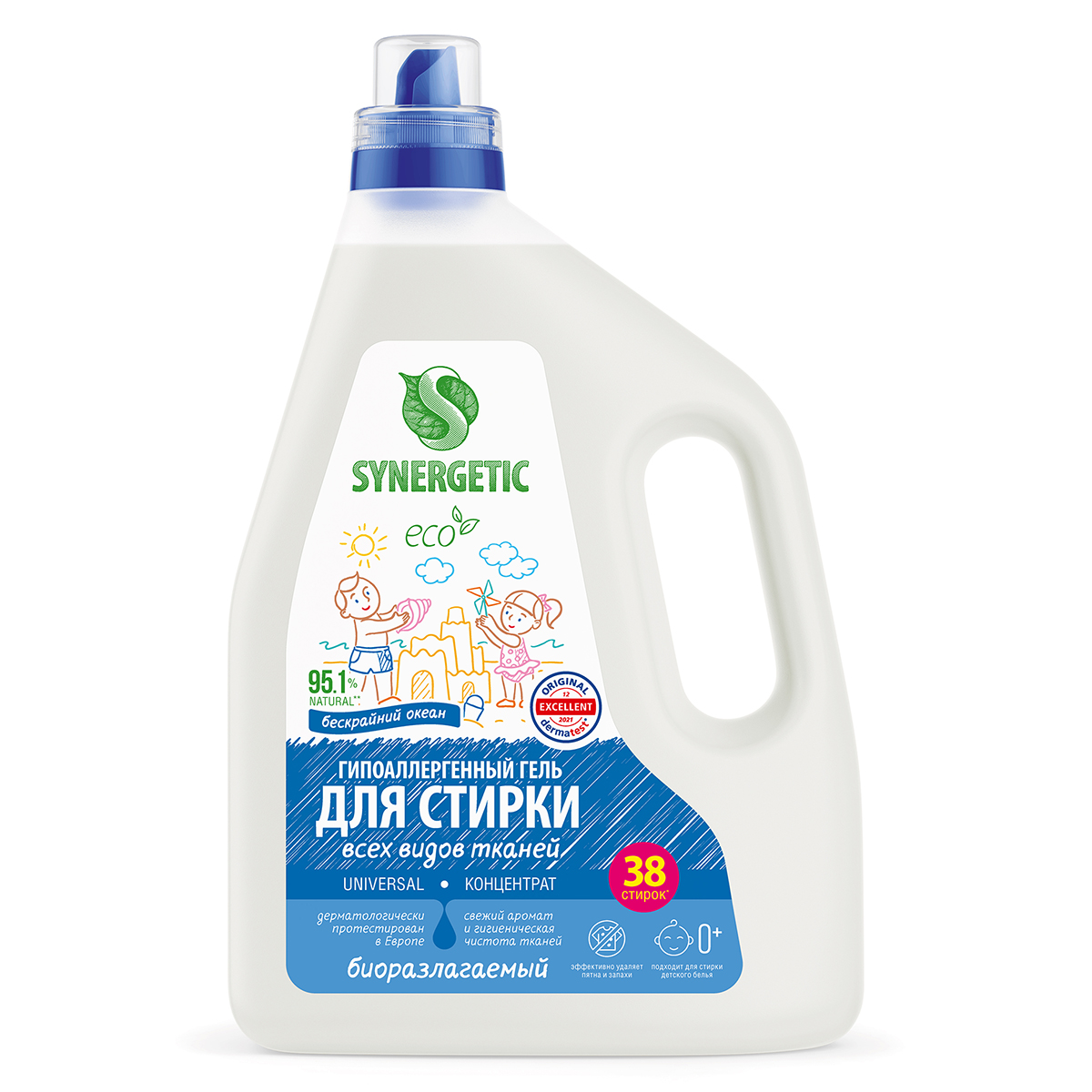 Гель для стирки Synergetic Universal, 2.28л