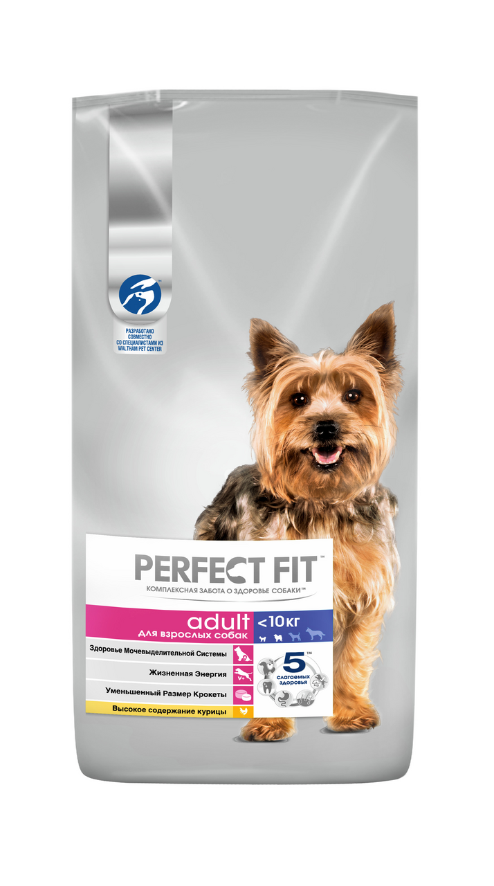 Корм сухой Perfect Fit с курицей для взрослых собак мелких и миниатюрных пород 6 кг