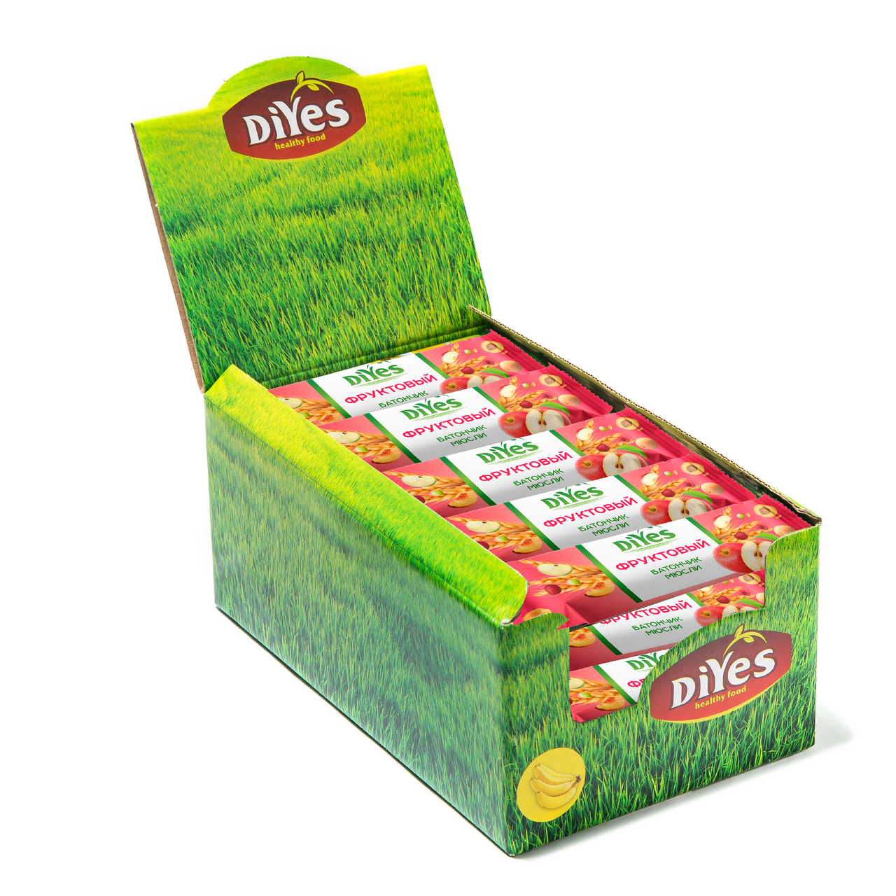 Батончик-мюсли DiYes фруктовый, 25г