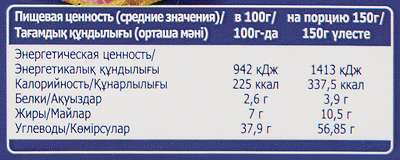 Штрудель Metro Chef яблоко-черная смородина замороженный 600 г