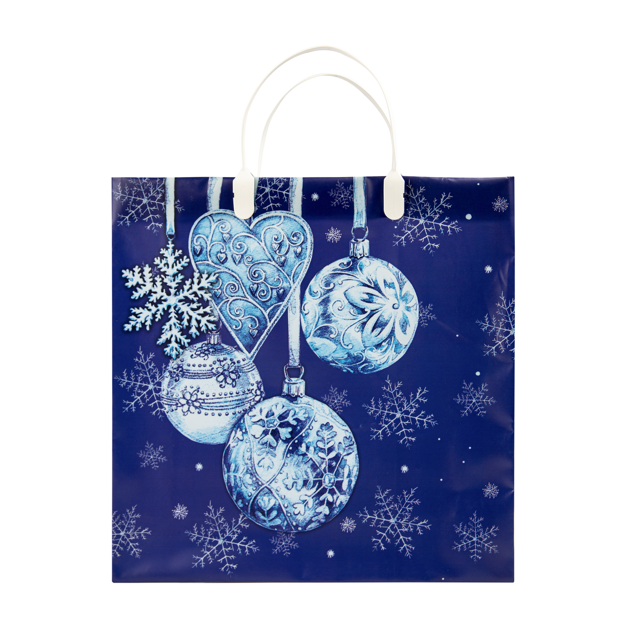 Сумка пластиковая Арт и Дизайн Новый год размер Large Сумка пластиковая Арт и Дизайн Новый год размер Large