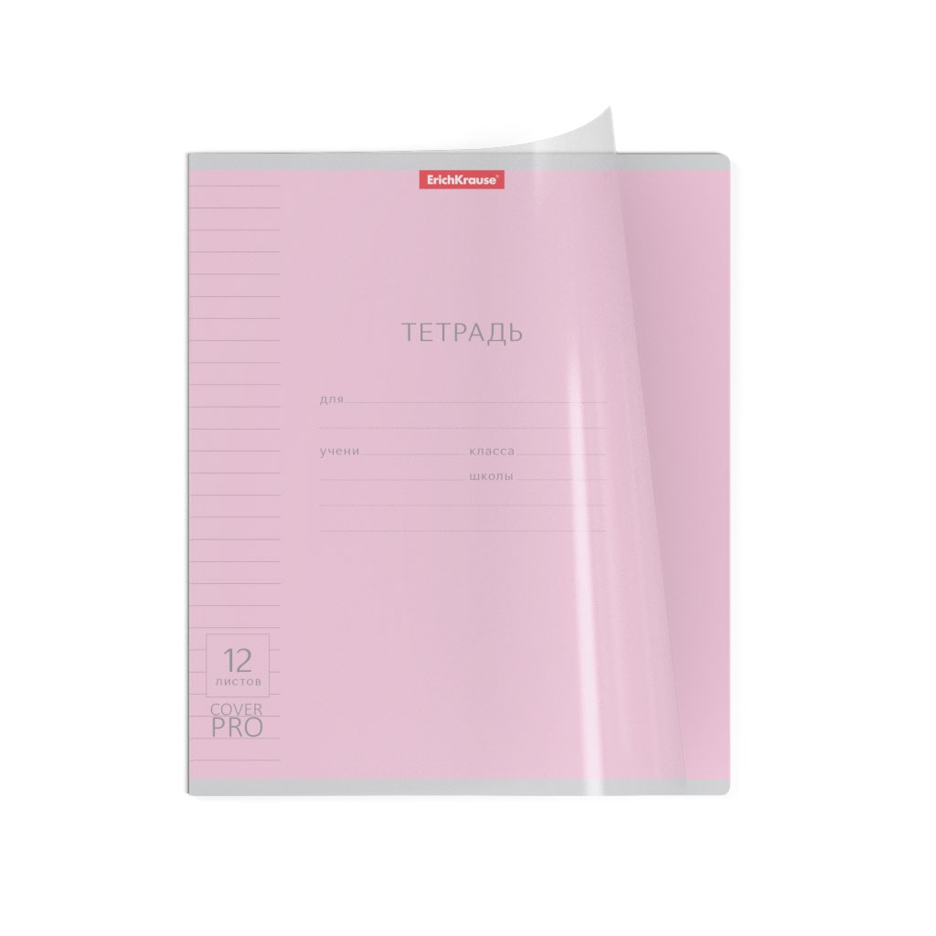 ТЕТРАДЬ 12Л ОДНОТОН С ОБЛОЖКОЙ