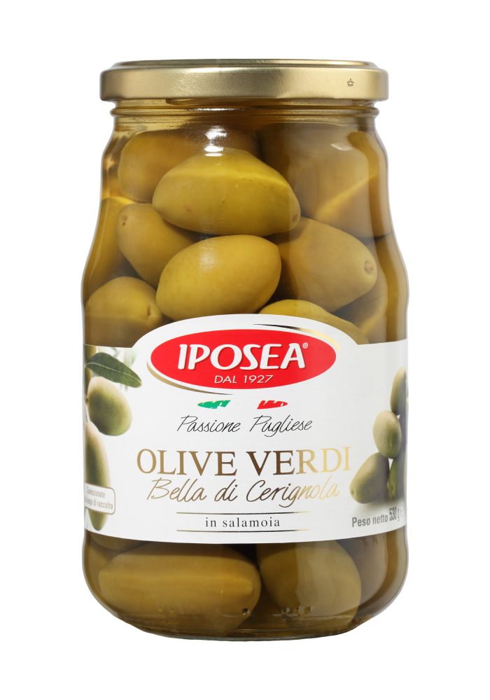 Оливки зеленые Iposea гигантские с косточкой