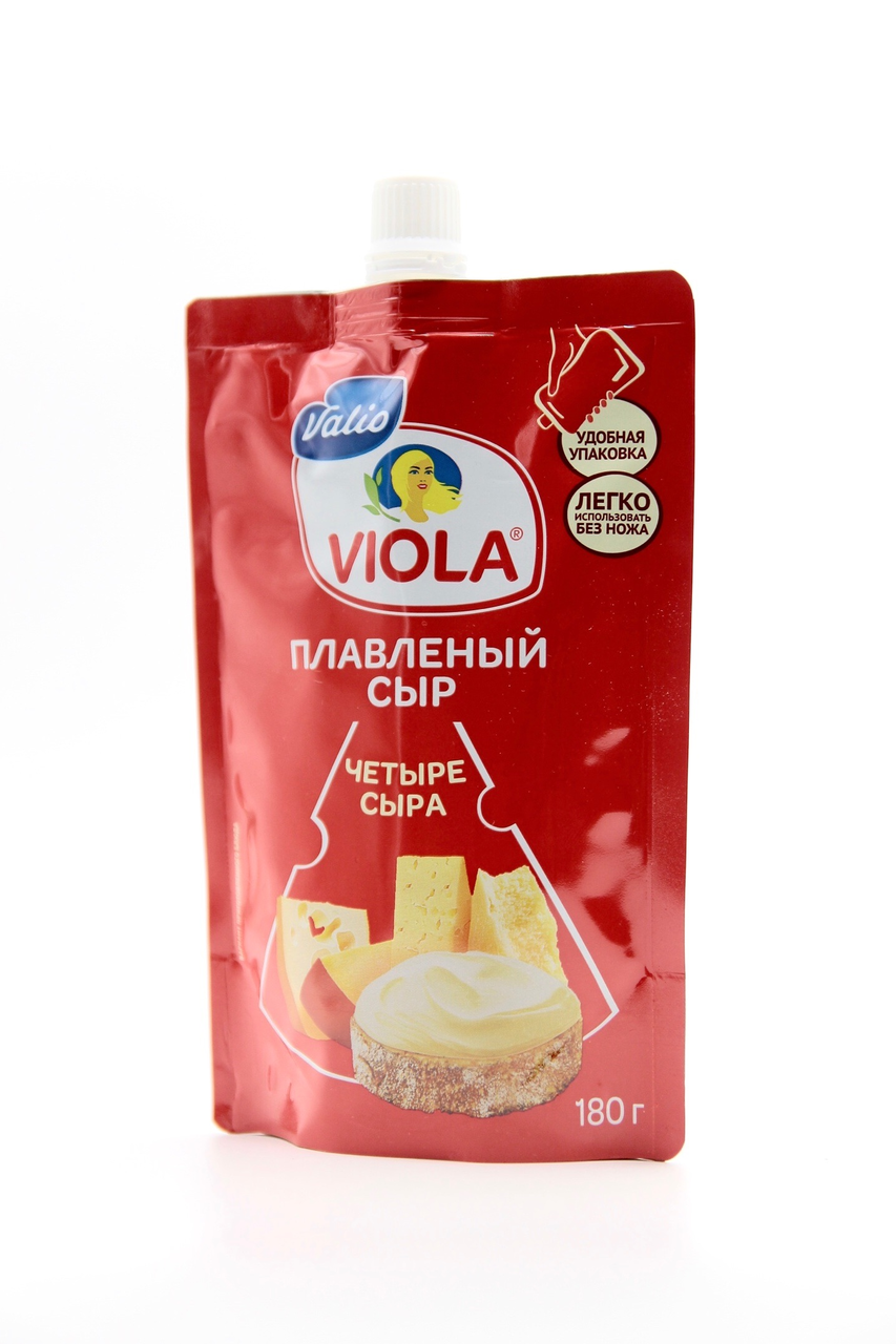 Сыр плавленый Valio Viola Четыре сыра 45% 180 г