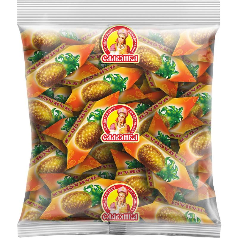 Конфеты Славянка Ананасная долина, 1кг