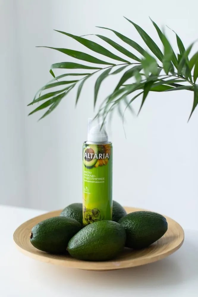 Масло Altaria авокадо-подсолнечное нерафинированное, 250мл