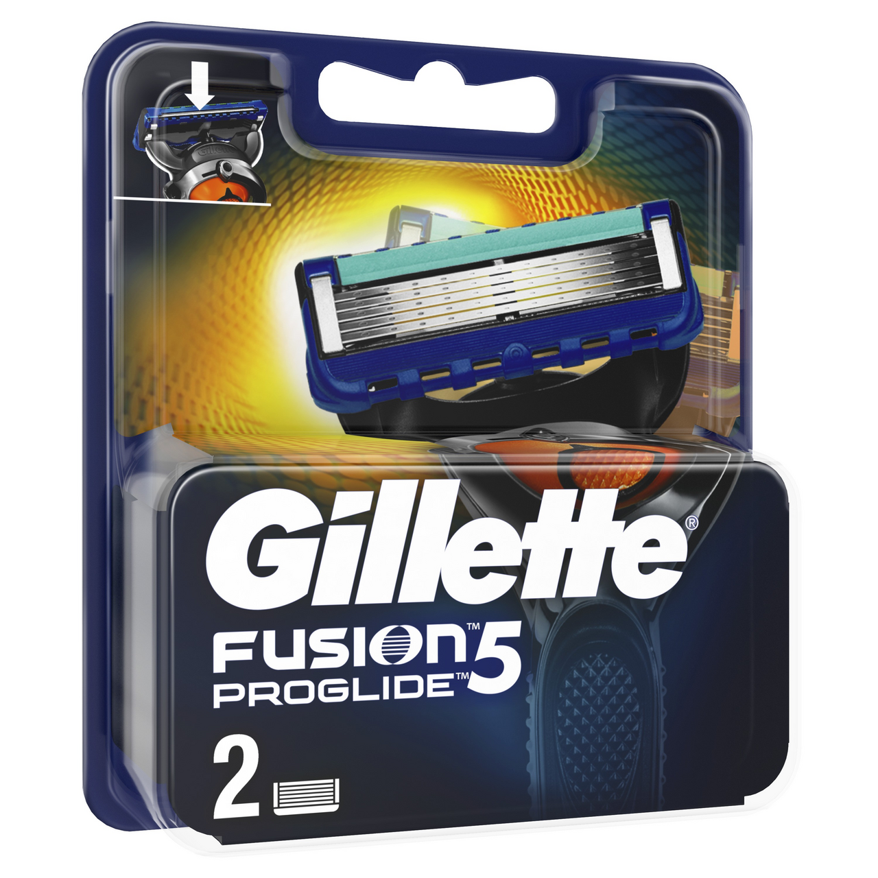 Кассеты сменные Gillette Fusion Proglide для бритвенного станка 2шт