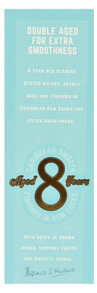 Виски Dewar's Caribbean Smooth 8 лет подарочной упаковке, 0.7л