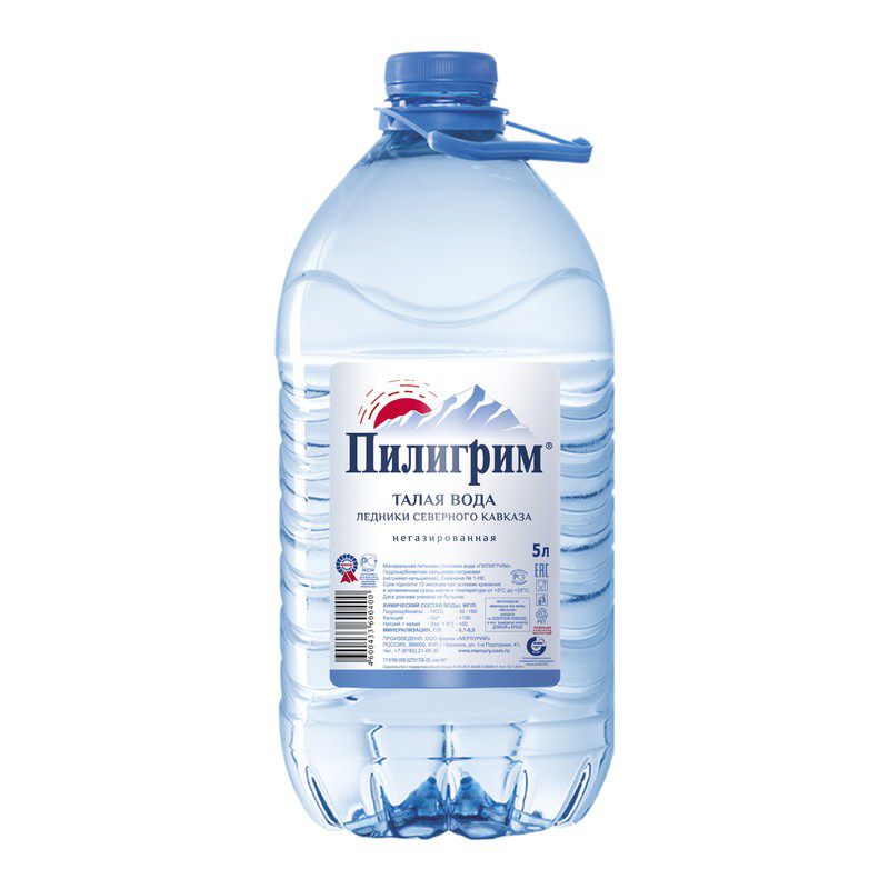 Вода Пилигрим столовая негазированная 5л