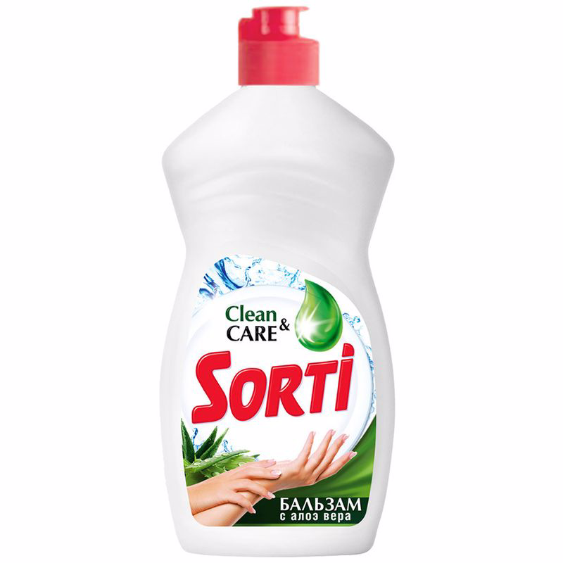 Средство Sorti Бальзам с Алоэ-Вера для мытья посуды 450 мл