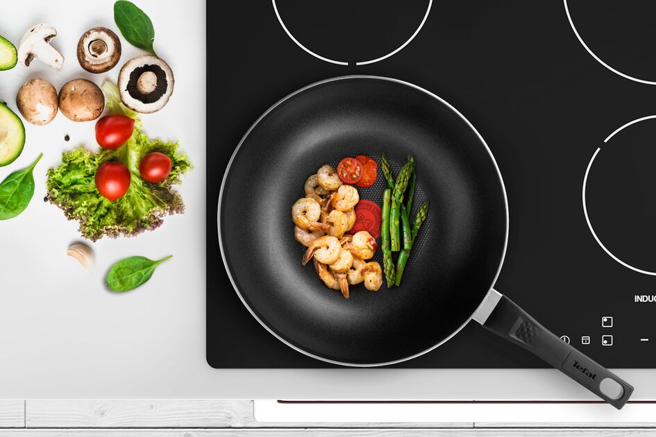 Сковорода вок Tefal Easy Plus, 28см