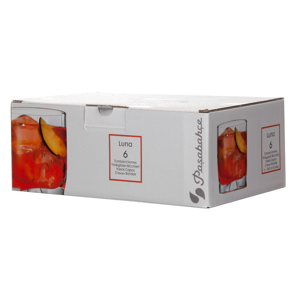 Набор стаканов Pasabahce Luna 240 мл 6шт