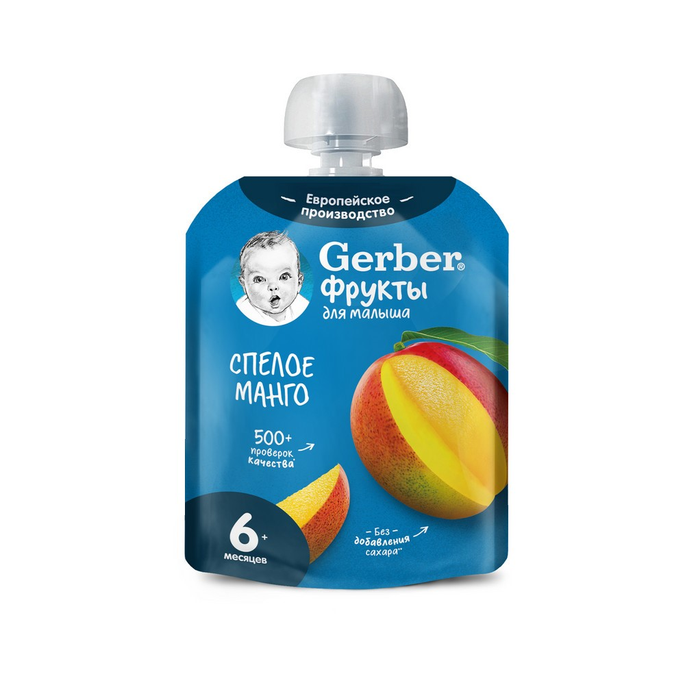 Пюре Gerber Спелое манго, 90г