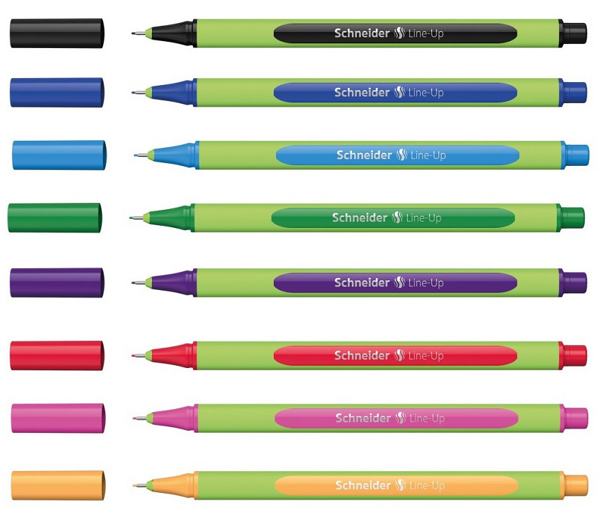 Набор капиллярных ручек Schneider Line-Up 8 цветов 4 мм