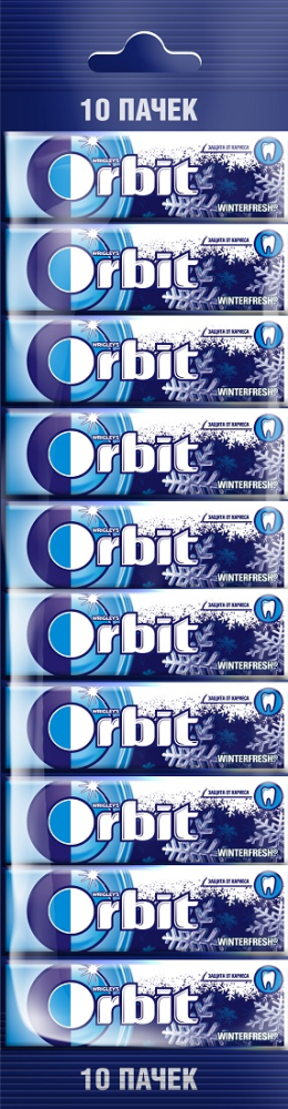Жевательная резинка Orbit Winterfresh 10 шт по 13.6 г