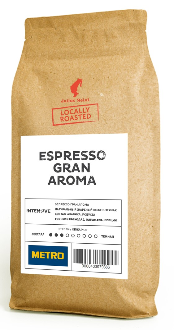 Кофе Julius Meinl Espresso Gran Aroma в зернах, 1кг