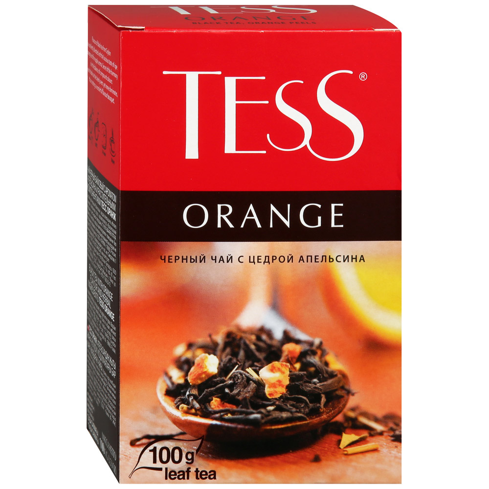 Tess виды чаев. Чай Tess Orange 100г.. Чай черный Tess Orange, 100 г. Чай Тесс Цейлон 100г. Тесс оранж. Черный чай 100г (15).