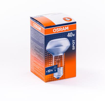 Лампа накаливания Osram Concentra R63 40W цоколь E27 рефлекторная теплый свет
