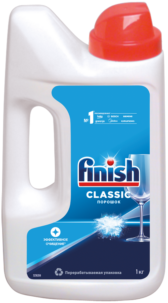 Порошок для посудомоечных машин Finish Classic, 1кг