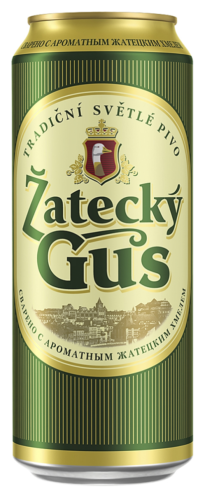 Пиво Zatecky Gus светлое, 0.9л