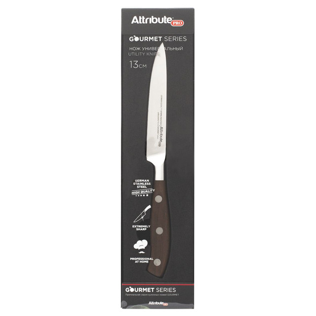 Нож Attribute Gourmet универсальный, 13см