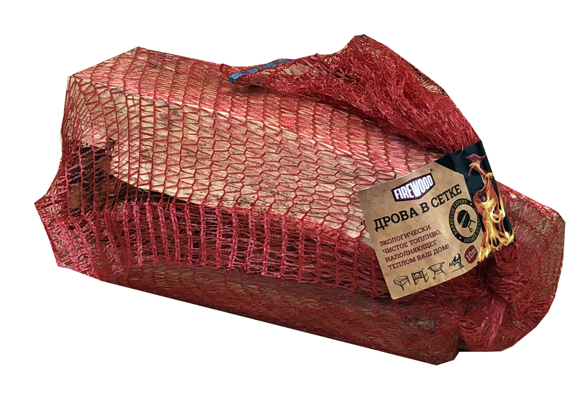 Дрова в сетке FIREWOOD, 10л