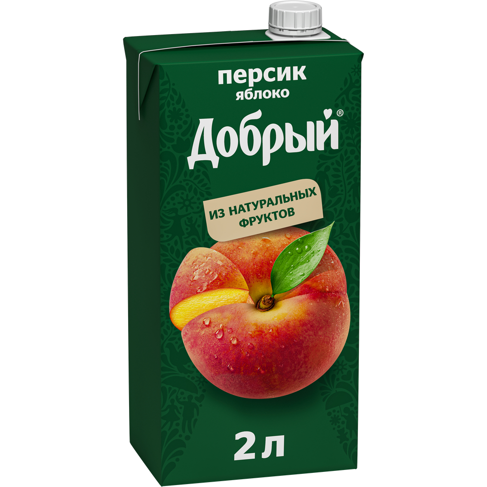 Нектар Добрый Персик-Яблоко 2л