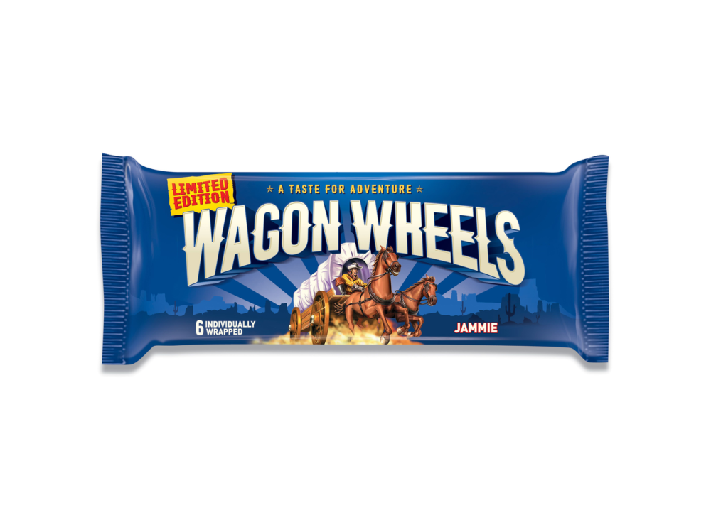 Печенье Wagon Wheels с суфле и джемом 228г