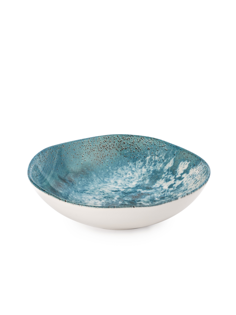 Тарелка Fioretta Stone Turquoise суповая, 22см