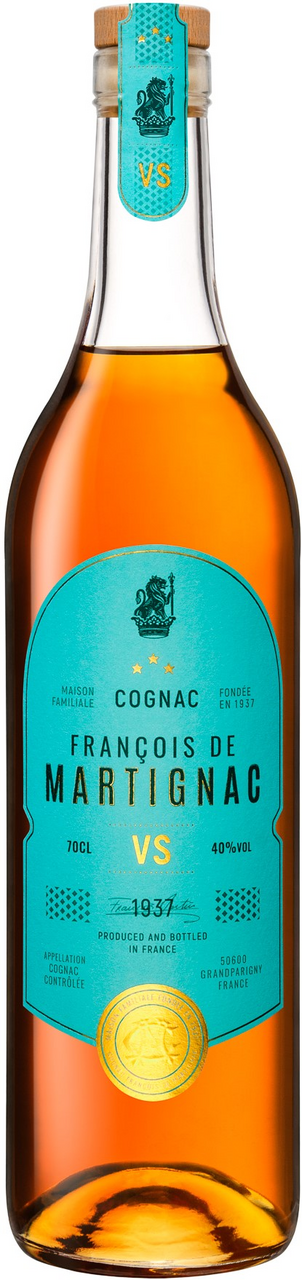 Коньяк Francois de Martignac VS, 0.7л