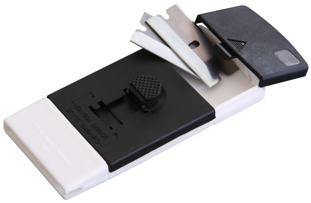 Скребок для плиты + 3 лезвия FACKELMANN